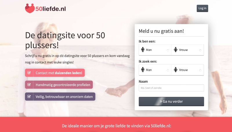 nieuwe website 50liefde.nl