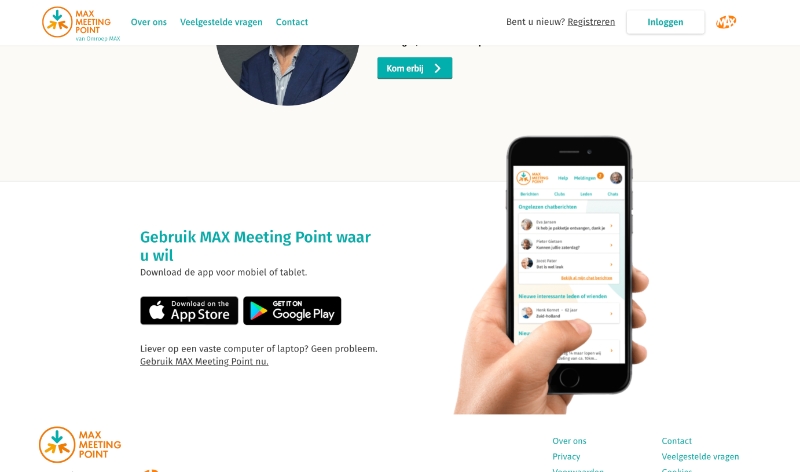 Max Meeting Point website